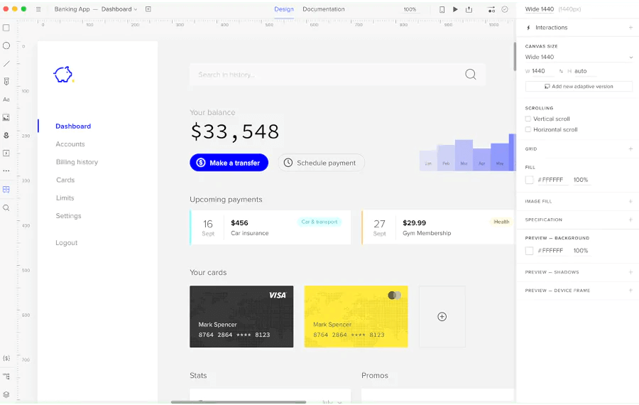 UXPin - prototyping tool