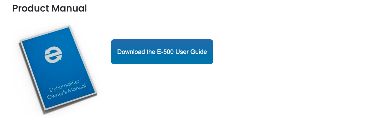 Product manual downloadable guide