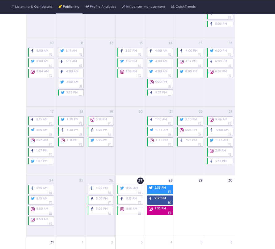 Keyhole social media scheduling tool Keyhole social media scheduling tool