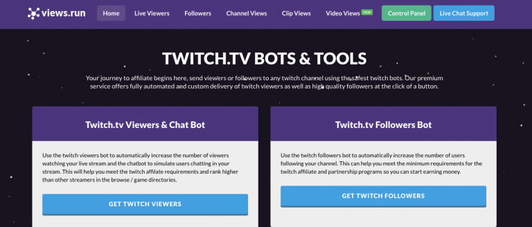 Buy Twitch viewers - streamerplus